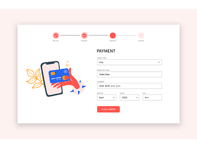 Daily UI 002 - Card Checkout