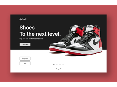 Daily UI 003 - Landing Page branding daily ui jordan1 landing page redesign sneakers ui ui design ux design uxui web design