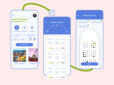 TravelApp – search and pay for tickets.