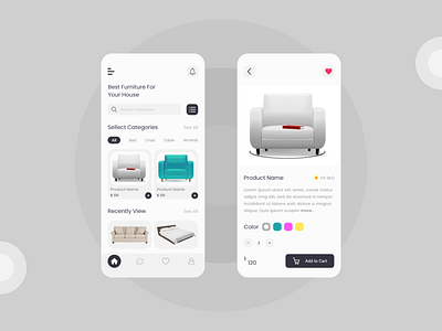 Furniture App Design app design app download link application e commerce app furniture app furniture app design furniture company app furniture shop app ios shop shopping app ui kit ui ux