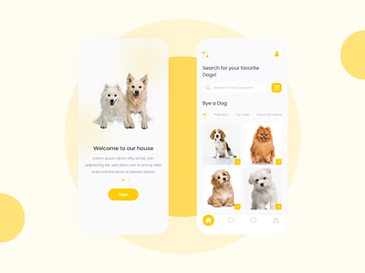 Dog Sale Mobile App designs, themes, templates and downloadable graphic  elements on Dribbble