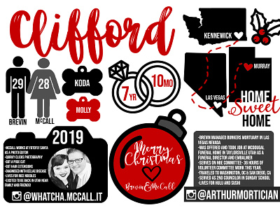 2019 Christmas Card avatar christmas christmas card design graphic graphic design graphic design graphics infograph infographic design infographics infography postcard vectors