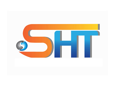 S+H+T branding colorful illustrator logo design typogaphy ui ux vector