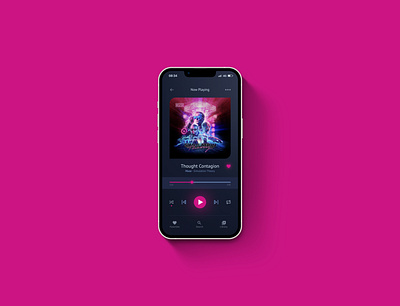 Music Player - Daily UI 009 app daily ui design ui