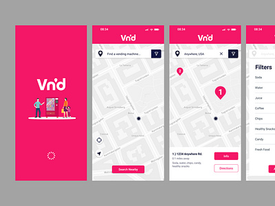 Vn'd: Vending Machine Locator App