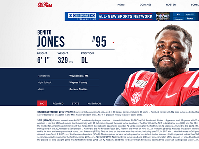 Player Profile Page Redesign