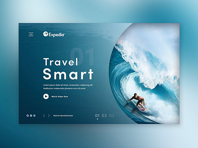 Expedia Webpage // Redesign 🏄‍♂️