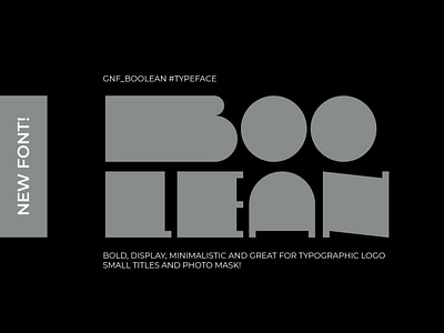 GNF_Boolean modernism typeface