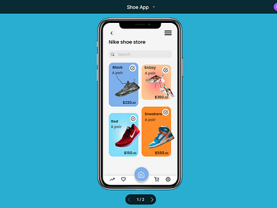 Page 1 Shoe App