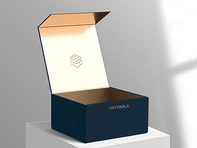 Meermila Jewelry Brand Identity 7/9 brand branding clean design gold icon jewelry logo luxe luxury minimal modern package packaging sophisticated type typography ui ux vector