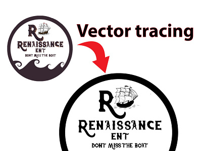 Vector tracing _ Logo adobe illustrator designer logo logodesign logotracing resize retrace trace tracing vectortrace vectortracing