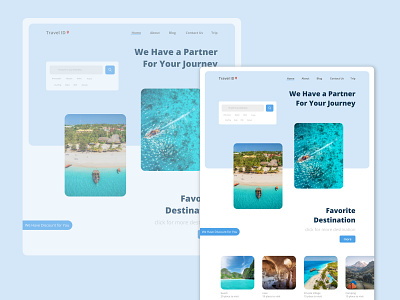 day 4 productive (Travel id next home) beach camp travel app travelling ui ui ux design ui design ui web ui web design ui website template uiux