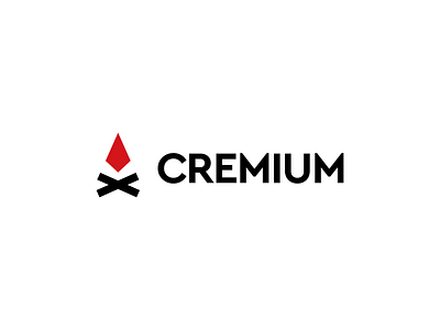 Cremium Logo Desig #1 cremium design system fire fireart firewood fireworks flame flames icon identity logo design concept logodesign mark modern logo premium design wood wooden
