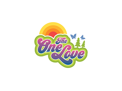 Love Logo animal butterflies color illustration logo love mark nature sun sunrise tree wood