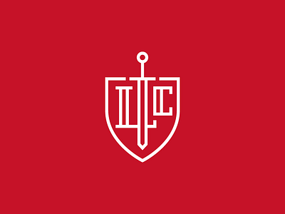 Financial Services Logo branding capital crest financial icon identity line logo mark shield sword symbol