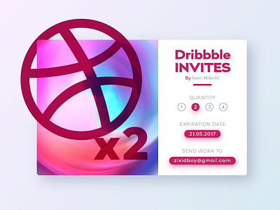 Two Dribbble Invites