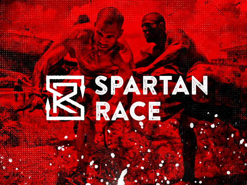 Spartan Race Cover Steps animated animation branding cover design gif identity layers logo motion sparta