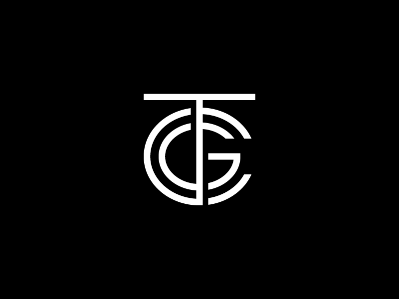 TCG monogram custom type typography type tcg monogram logotype logo lettering letter identity branding
