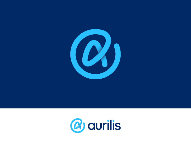 Management Software Logo monogram logo letter icon gradient data a blue modern app marketing management