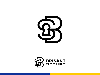BS Keyhole bs keyhole lock logo logo designer monogram protection safe secure security