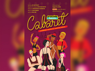 Cabaret illustration poster