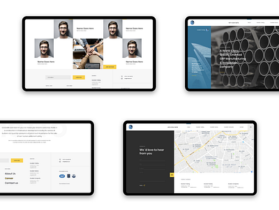 Group of Companies Website Design - 2019 bootstrap design fla graphic design interaction ui ux web website