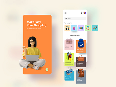 E-commerce - Mobile App app design appui interactive mobileappdesign qatar ui ui designer uiux