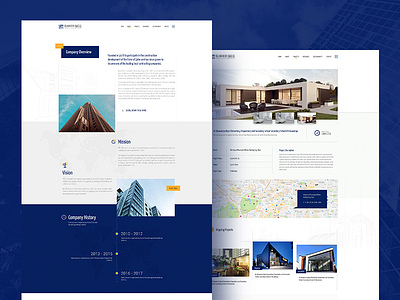 Bojamhoor Realestate UI/UX about bootstrap clean flat free interaction layout modern realestate ui ux web