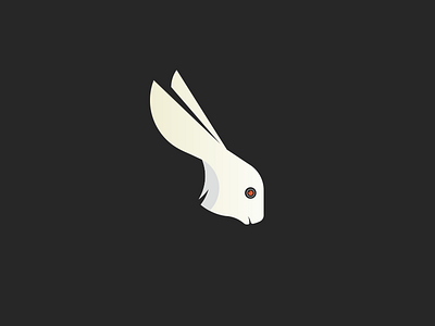 Rabbit Mark animal branding bunny fast flat icon illustration logo mark rabbit symbol