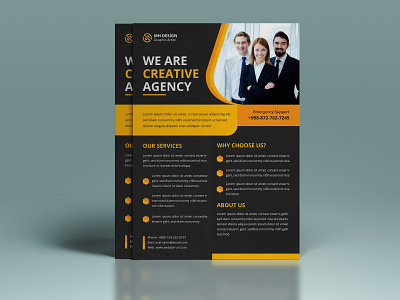 Corporate Agency Flyer agency branding broucher company corporate corporate flyer creative flyer flyer template marketing