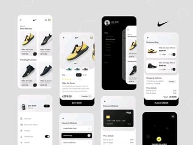 Nike App UI ui