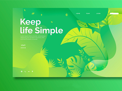 Natural Landing Page