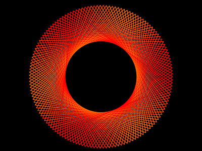 Array with gradient | Burning eye