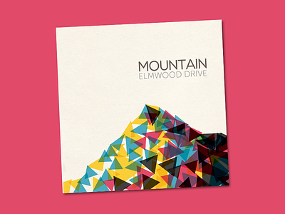 Abstract Mountain CD Cover cd album cd cover illustration minimalism