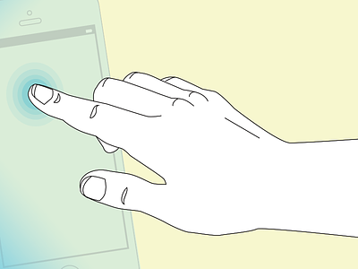 Disembodied Mobile App Hand