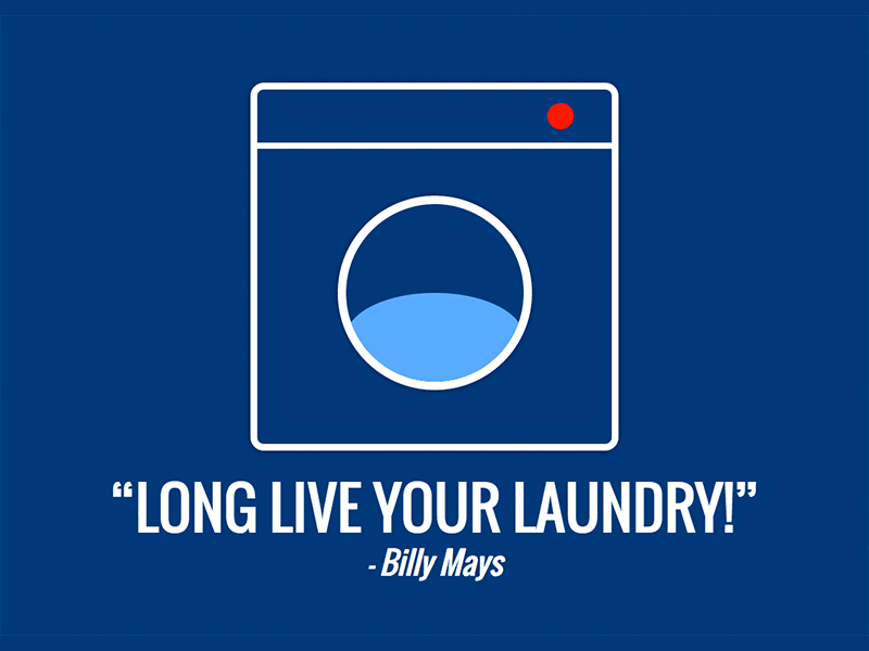 Washing the Laundry CSS Animation