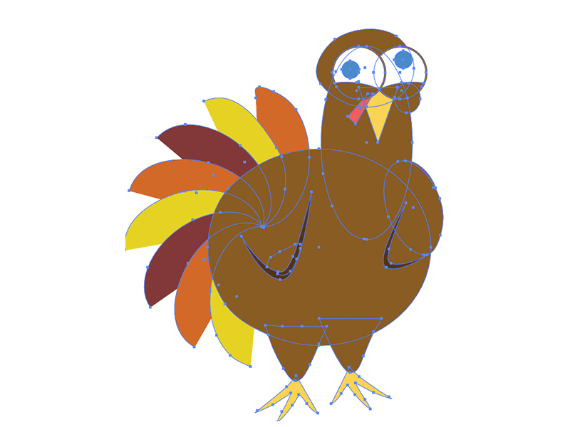 Happy Thanks-G! characters thanksgiving thug life turkey