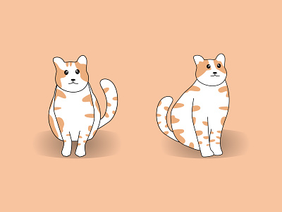 Cute cat design illustration vector