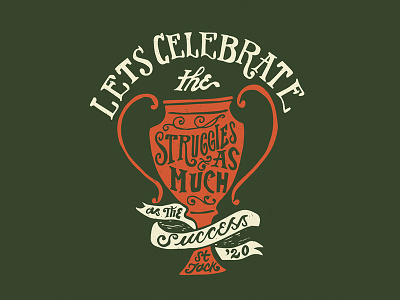 Let's Celebrate. apparel design illustration lettering t shirt texture