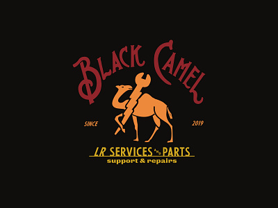 Black camel Tee.