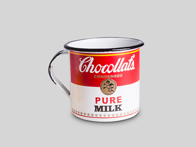 Chocollats Mug. campbells coffee lettering mugs product