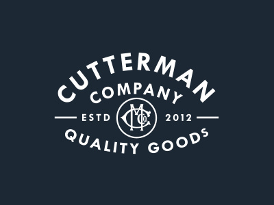 Cutterman Co - Wallet Lap. leather logo patch stamp wallet