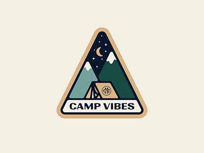 Camp vibes sticker.