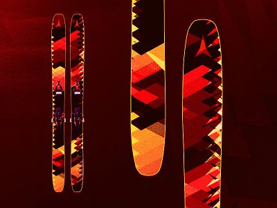 Cut custom skis