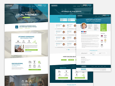 HSB Law Firm Responsive Website law legal profile responsive web