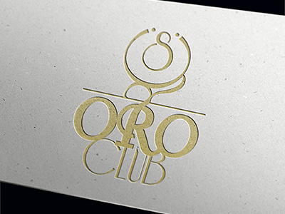 Club's Logo brand branding club drink gold logo design logotype night