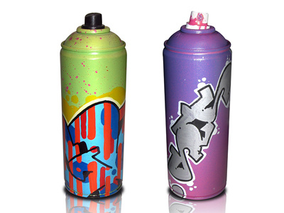 Spray b boy cans colors graffiti hip hop spary street style tag wall writers