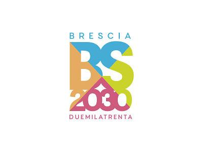 BS2030 2030 branding brescia colors comunedibrescia design graphicdesign logo logodesign logotype