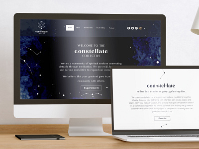 The Constellate Collective brand design brand designer mobile web designer web design web designer wellness brand designer wellness web designer wix web design