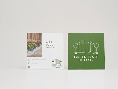 Green Gate Nursery Business Card